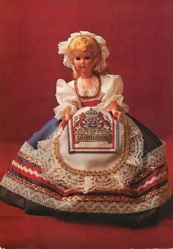 Luxembourg traditional costume doll
