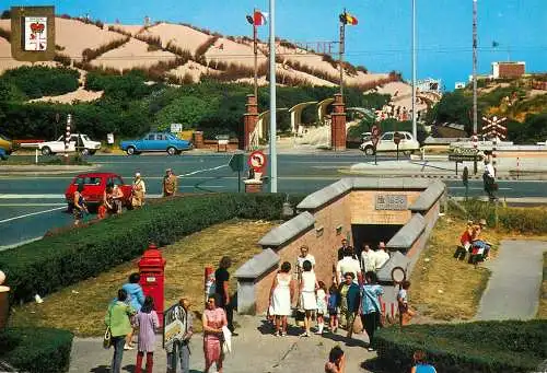 Belgium beach tunnel