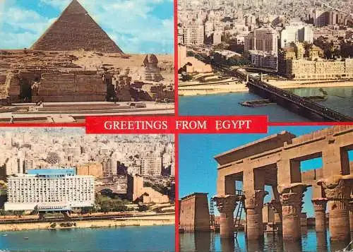 Greetings from Egypt different views