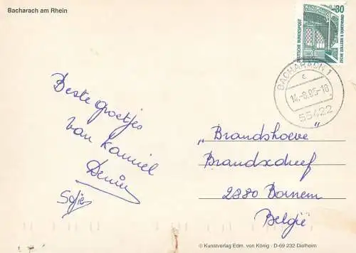 Germany Bachrach am Rhein several views
