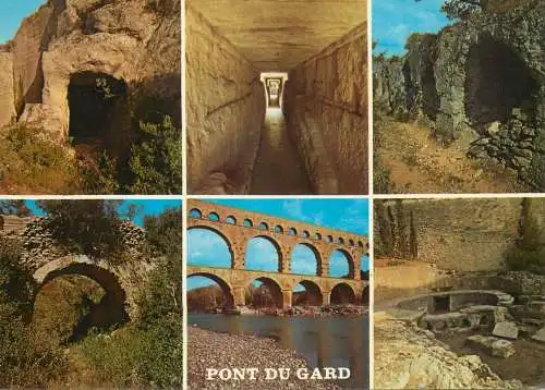 France Pont du Gard multi view