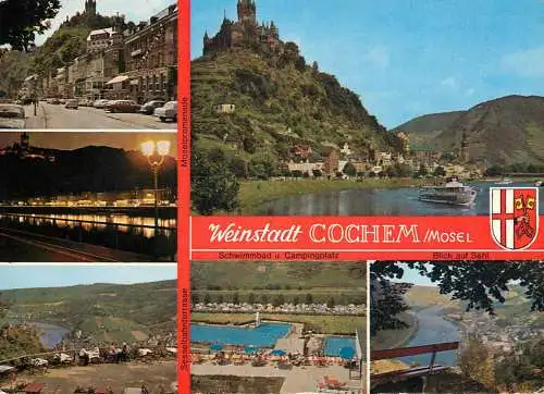 Germany Die Weinstadt Cochem an der Mosel several views
