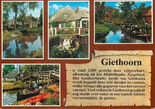 Netherlands Groeten uit Giethoorn several sights and sites