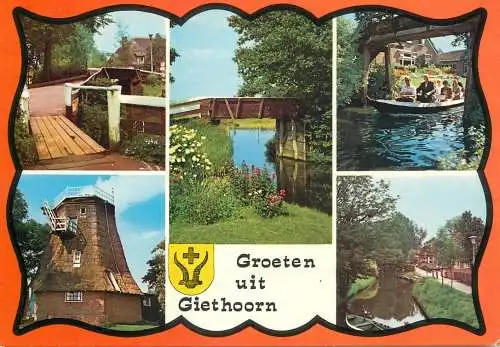 Netherlands Groeten uit Giethoorn several sites and sights