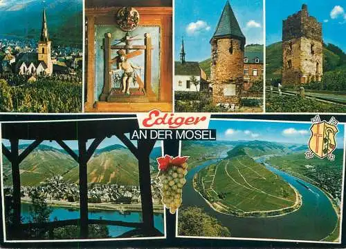 Germany Ediger-Eller an de Mosel different sites and sights