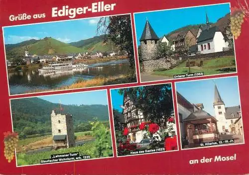 Germany Grusse aus Ediger-Eller aus de Mosel several views