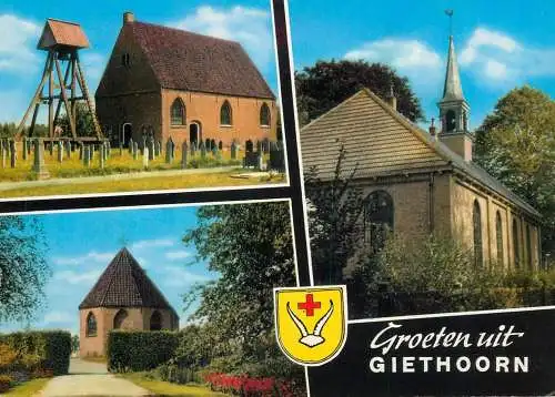 Netherlands Groeten uit Giethoorn several views