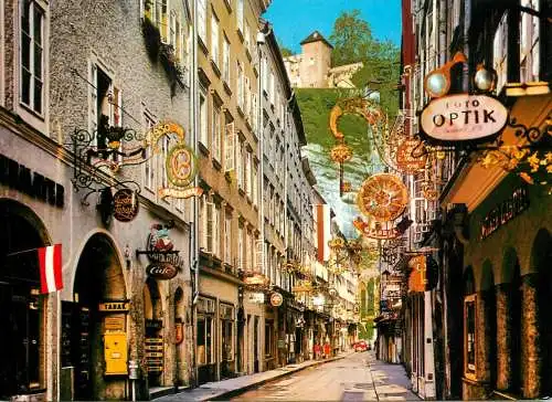 Austria Salzburg Altstadt Getreidegasse