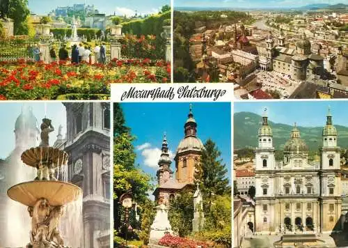 Austria Salzburg Mozartstadt multi view