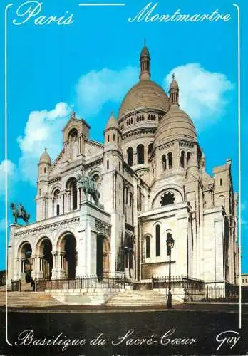 France Paris Montmartre Basilique du Sacre Coeur