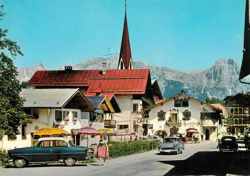 Austria Tirol Seefeld Strassenpartie mit Tiroler Schmuckkastl