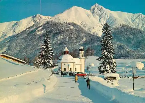 Austria Tirol Seefeld winter scenery