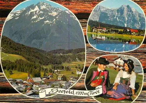 Austria Tirol Seefeld scenic views and ethnic types with typical costumes