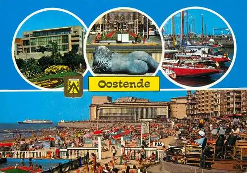 Belgium Oostende several sights and sites
