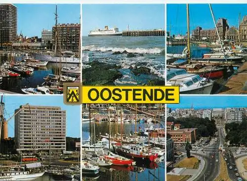Belgium Oostende different sites and sights