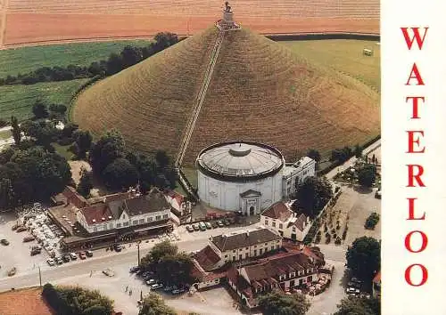 Belgium Waterloo aerial view