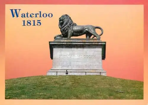 Belgium Waterloo 1815 lion monument statue