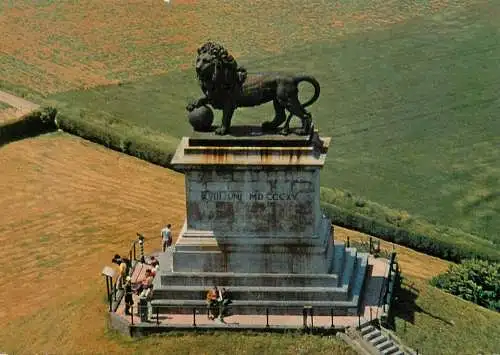 Belgium Waterloo lion monument statue