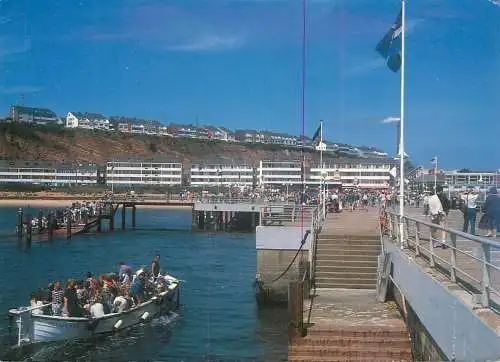 Germany Helgoland Hochseeinsel in der Nordsee Landungsbrucke