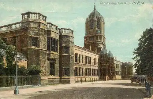 England Oxford Christchurch Tom Tower