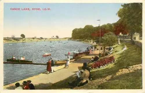 England Isle of Wight Ryde Canoe Lake