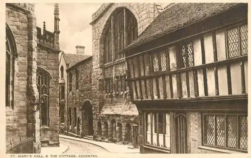 England Coventry St St Mary's Hall & The Cottage