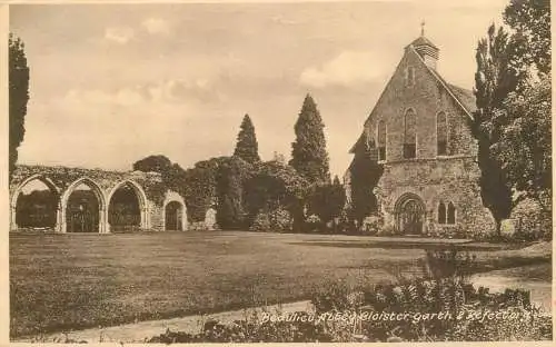 England Beaulieu Abbey Cloister & Refectory