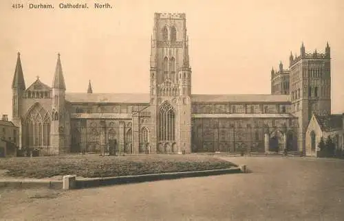 England Durham Cathedral north side view