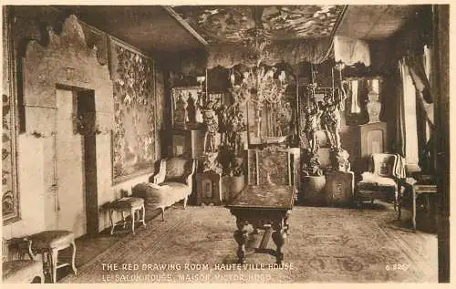 Channel Islands Hauteville House Maison Victor Hugo Le Salon Rouge