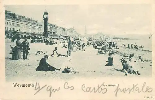 England Weymouth the beach