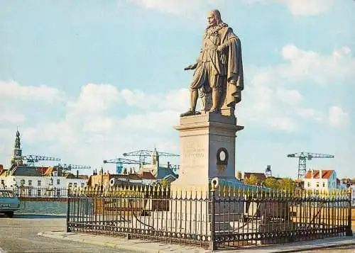 Netherlands Vlissingen Ruyter statue