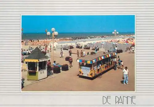 Belgium De Panne beach tram