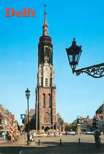 Netherlands Groeten uit Delft old John church