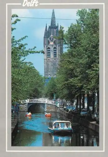 Netherlands Groeten uit Delft old John church