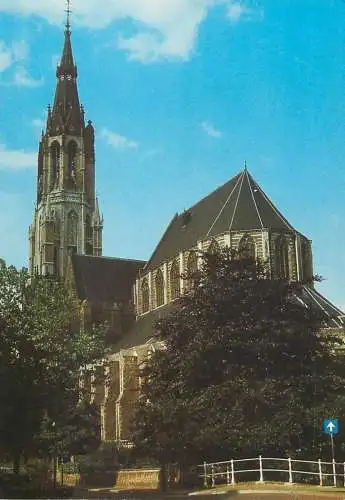 Netherlands Groeten uit Delft Oude Kerk