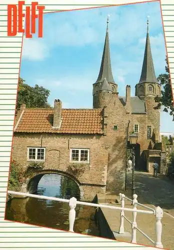 Netherlands Groeten uit Delft castle