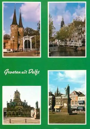 Netherlands Groeten uit Delft castle