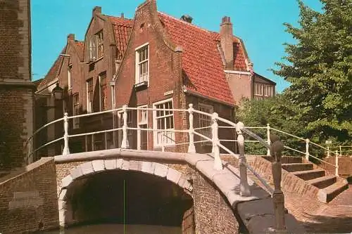 Netherlands Groeten uit Delft bridge