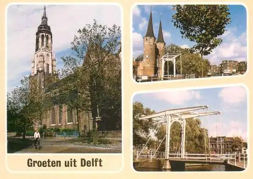 Netherlands Groeten uit Delft castle