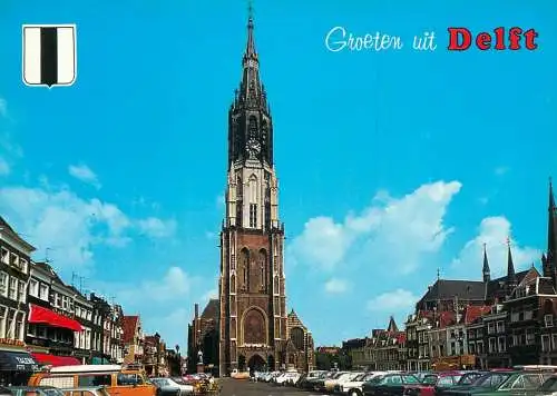 Netherlands Groeten uit Delft church