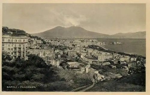Italy Napoli panorama