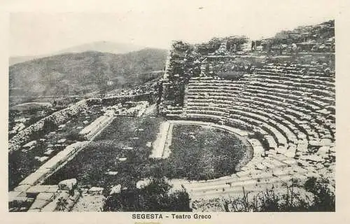 Italy Segesta (Trapani area) - Teatro Greco