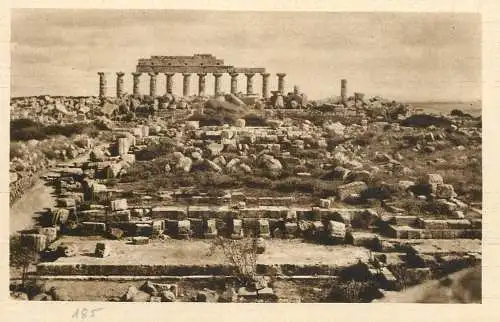 Italy Selinunte (Trapani area) Panorama delle Rovine dei Templi