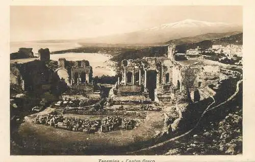 Italy Taormina (Messina area) Teatro Greco