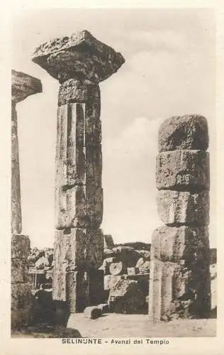 Italy Selinunte Avanzi del Tempio