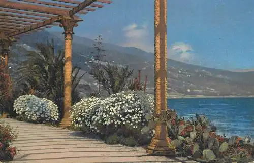 AK Kunstlerkarte Photochromie Riviera di Ponente Bordighera Serie 138, No. 2637