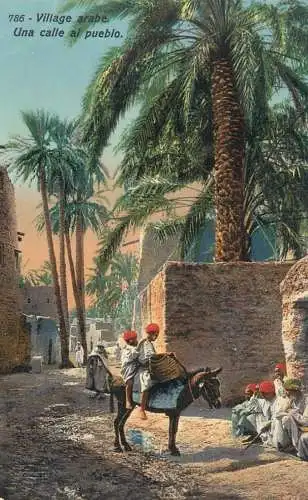 Africa Une village arabe types et scenes pittoresques