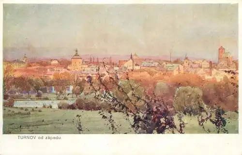 Czech Republic Turnov panoramic view