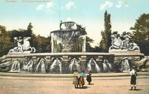 Germany Munchen Wittelsbacherbrunnen