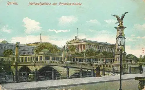 Germany Berlin Nationalgallerie & Friedrichsbrucke
